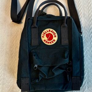 Fjallraven Kanken Navy Blue Sling Crossbody Bag